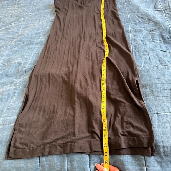 Cuyana V-neck Midi Pima Cotton Dress Size Small - Picture 10 of 14